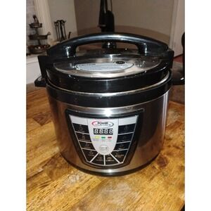 10 Quart XL Digital Power Pressure Cooker - Silver -Canning Cooking InstaPot